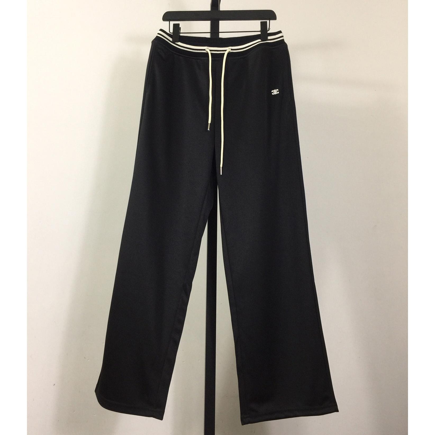 Celine Tracksuit Pants In Double Face Jersey - DesignerGu