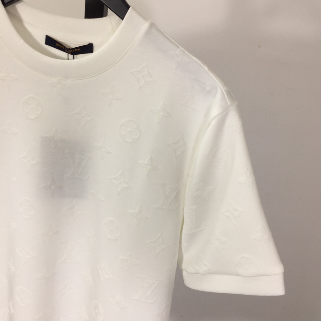 Louis Vuitton Embellished Cotton T-shirt - DesignerGu