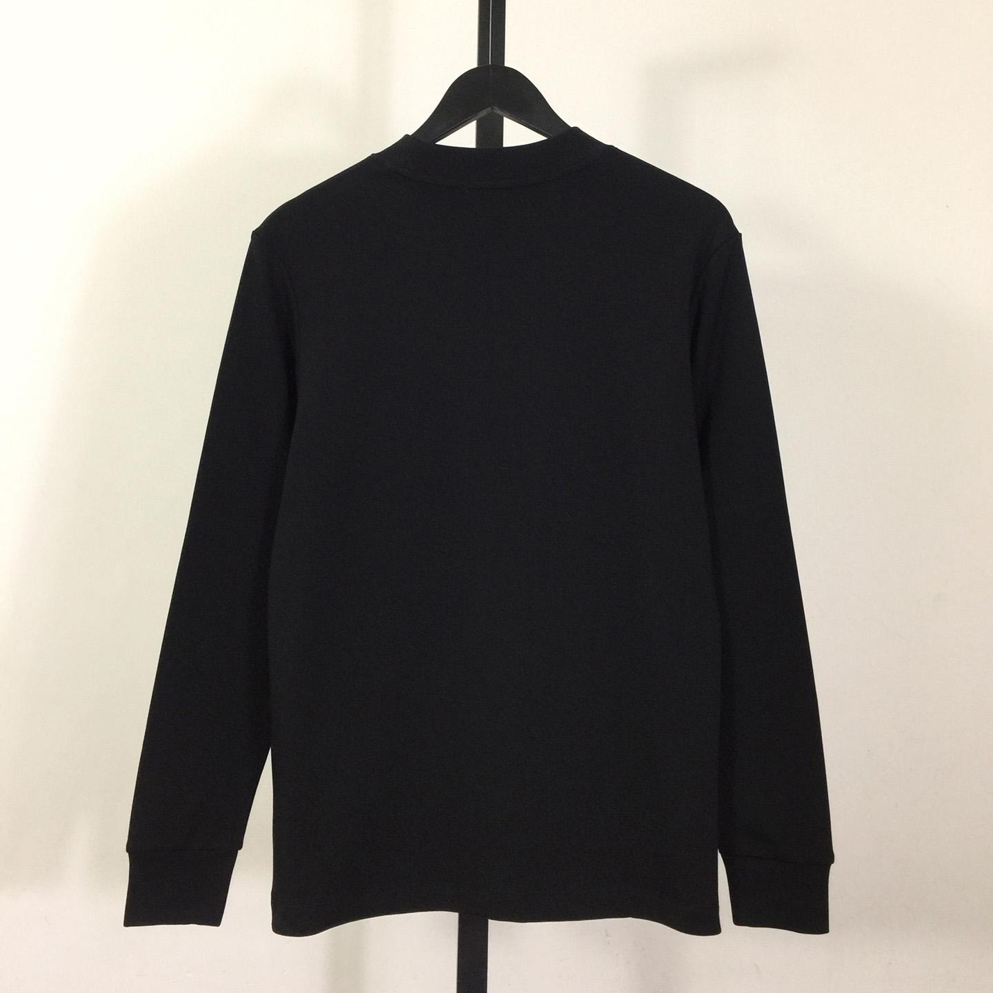 Prada Long-sleeved Cotton T-shirt - DesignerGu