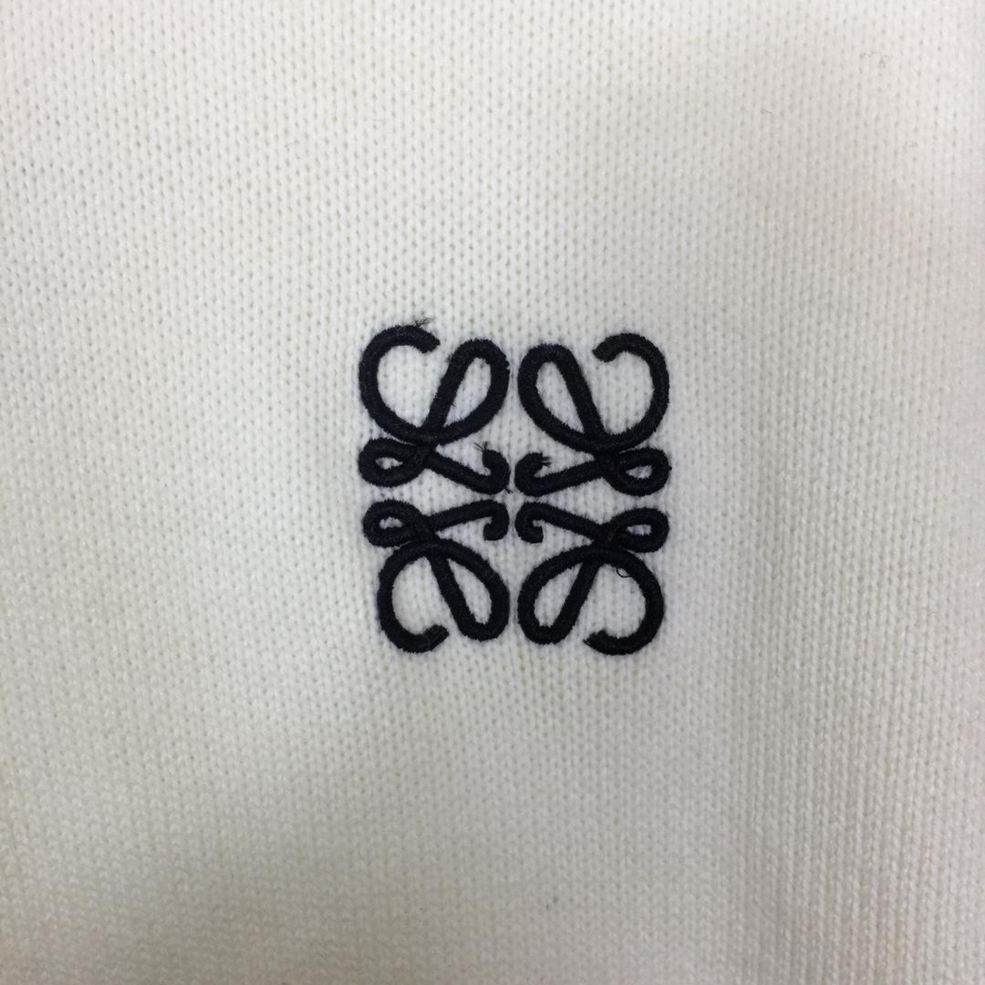 Loewe Logo-Embroidered Wool Sweater - DesignerGu