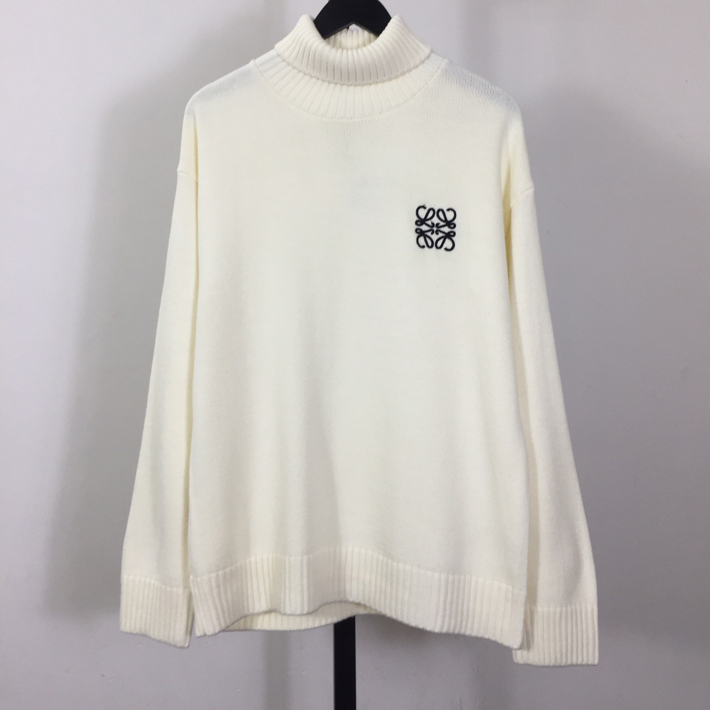 Loewe Logo-Embroidered Wool Sweater - DesignerGu