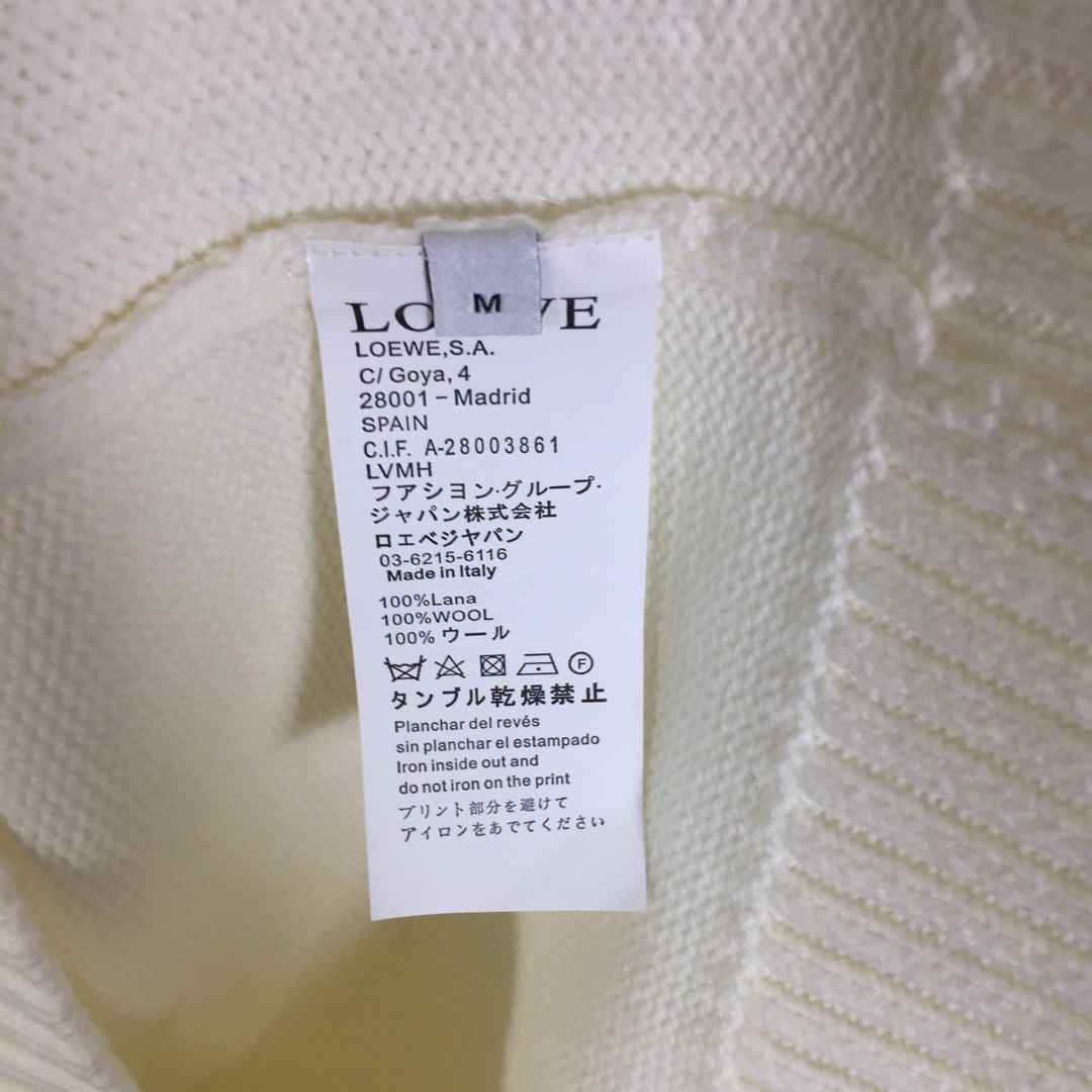 Loewe Logo-Embroidered Wool Sweater - DesignerGu