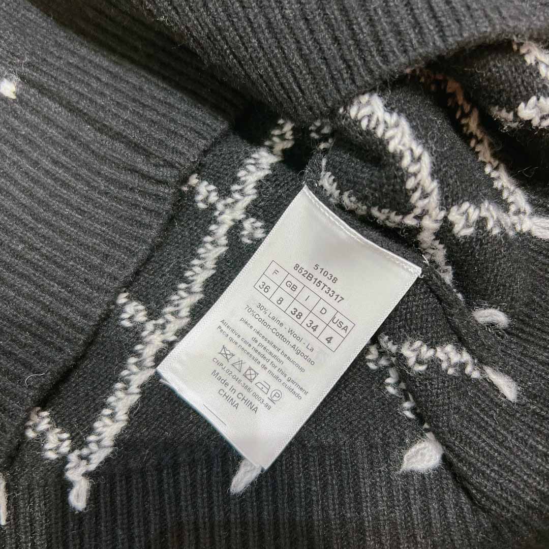 Dior Tied Collar Sweater     - DesignerGu