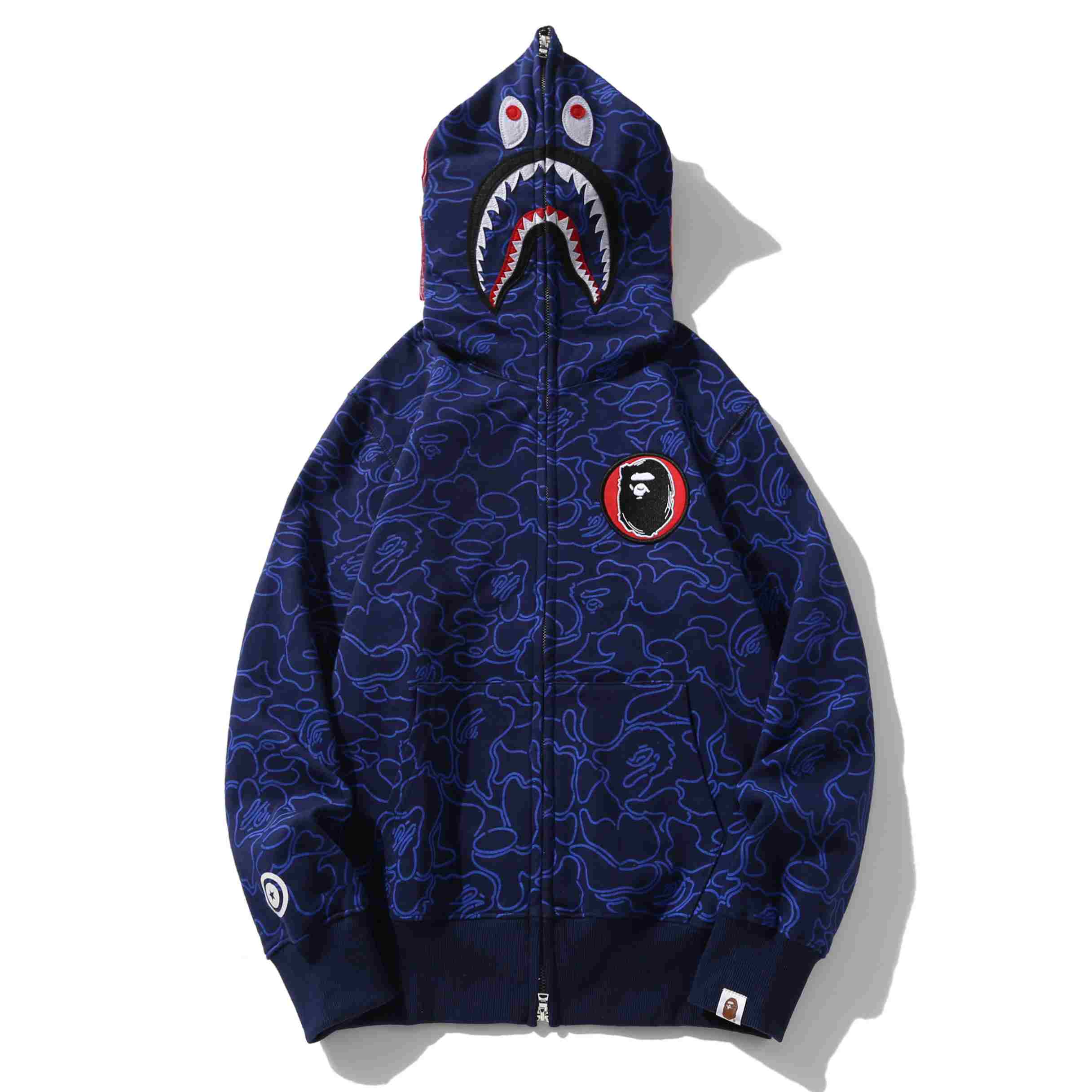 Bape 30Th Anniversary Shark Hoodie - DesignerGu