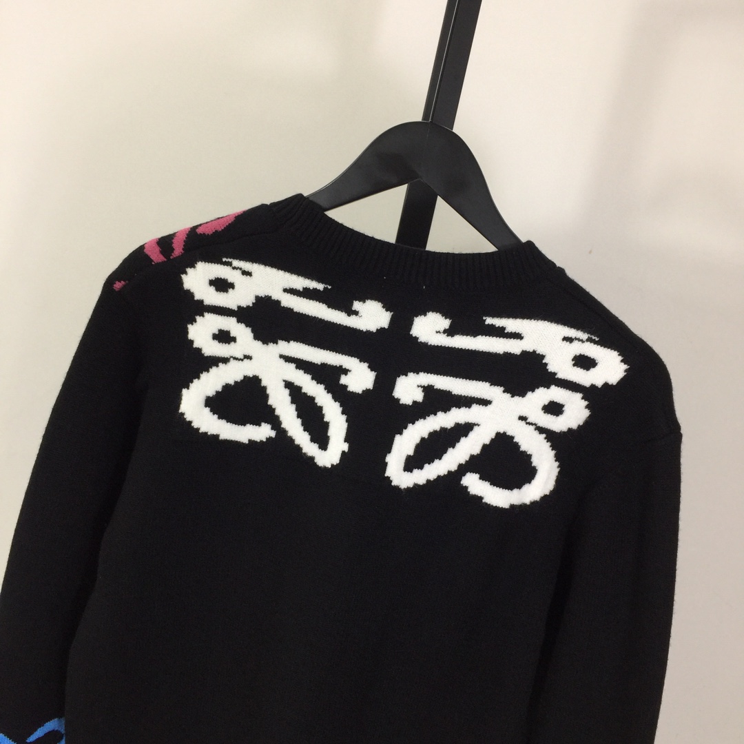 Loewe Logo Wool Sweater - DesignerGu