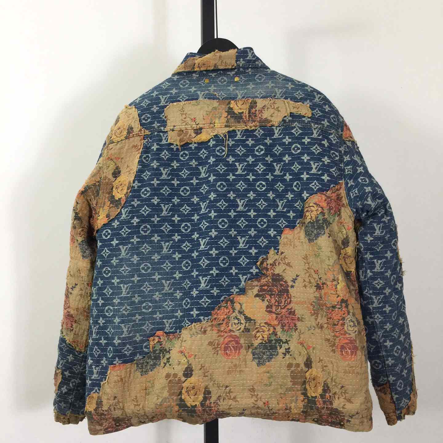 Louis Vuitton Destroyed Workwear Denim Jacket - DesignerGu