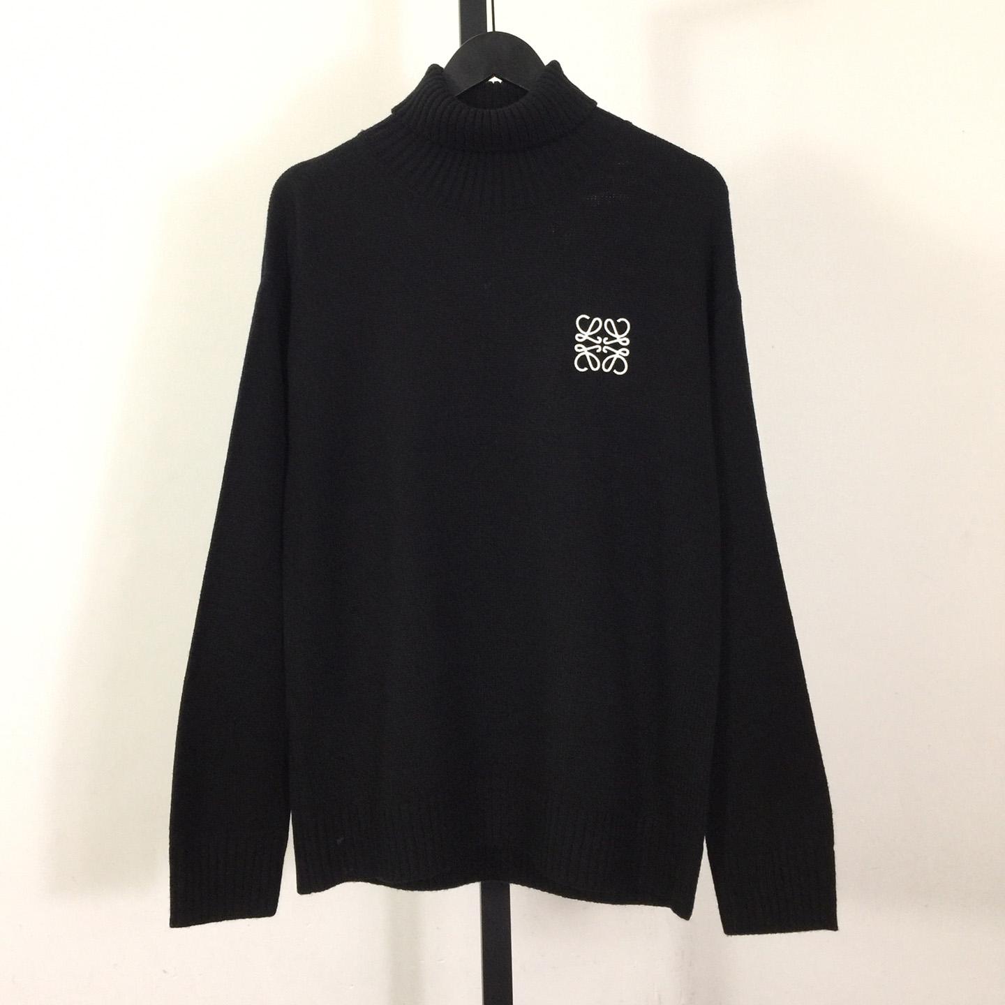 Loewe Logo-Embroidered Wool Sweater - DesignerGu