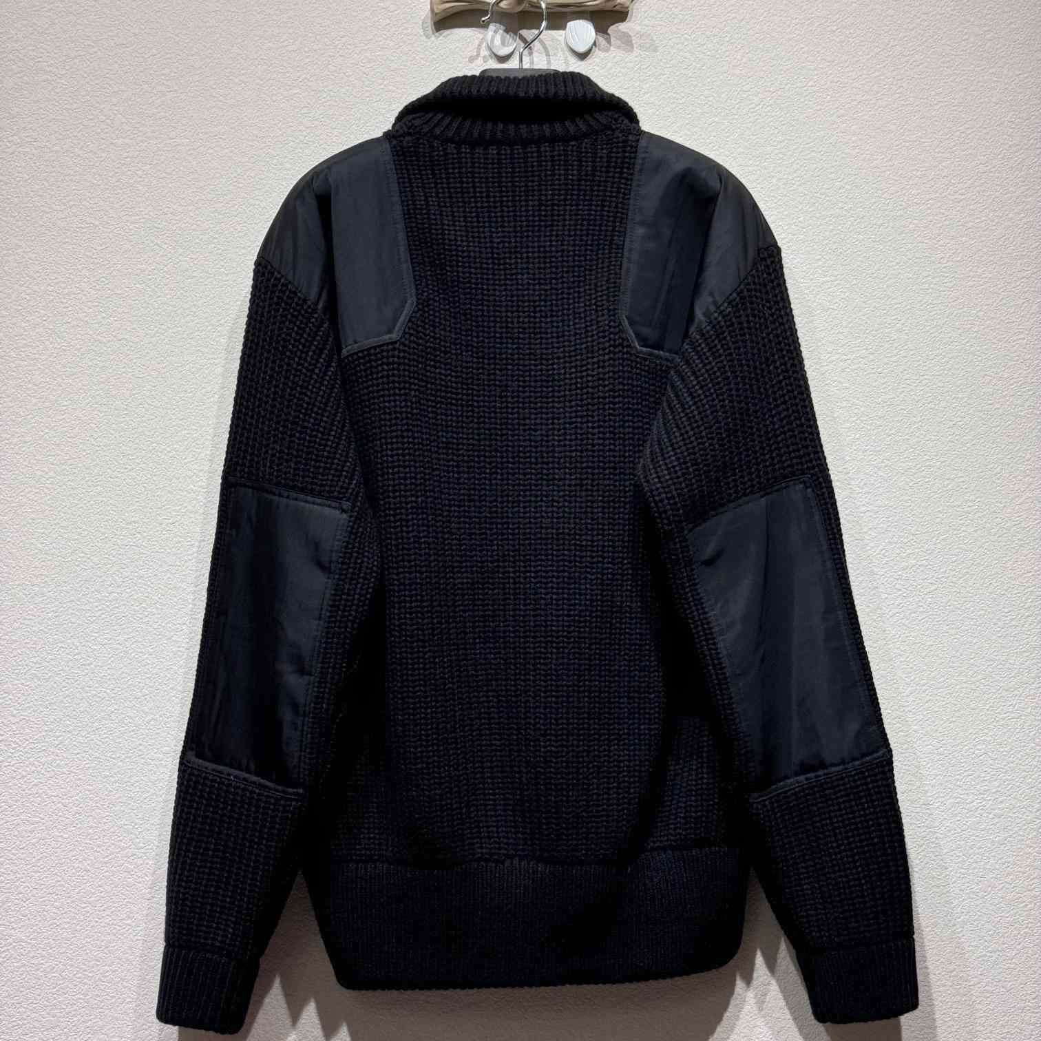 Prada Wool And Cashmere Cardigan With Re-Nylon Details - DesignerGu