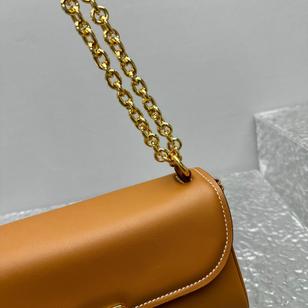 Miu Miu Leather Shoulder Bag - DesignerGu