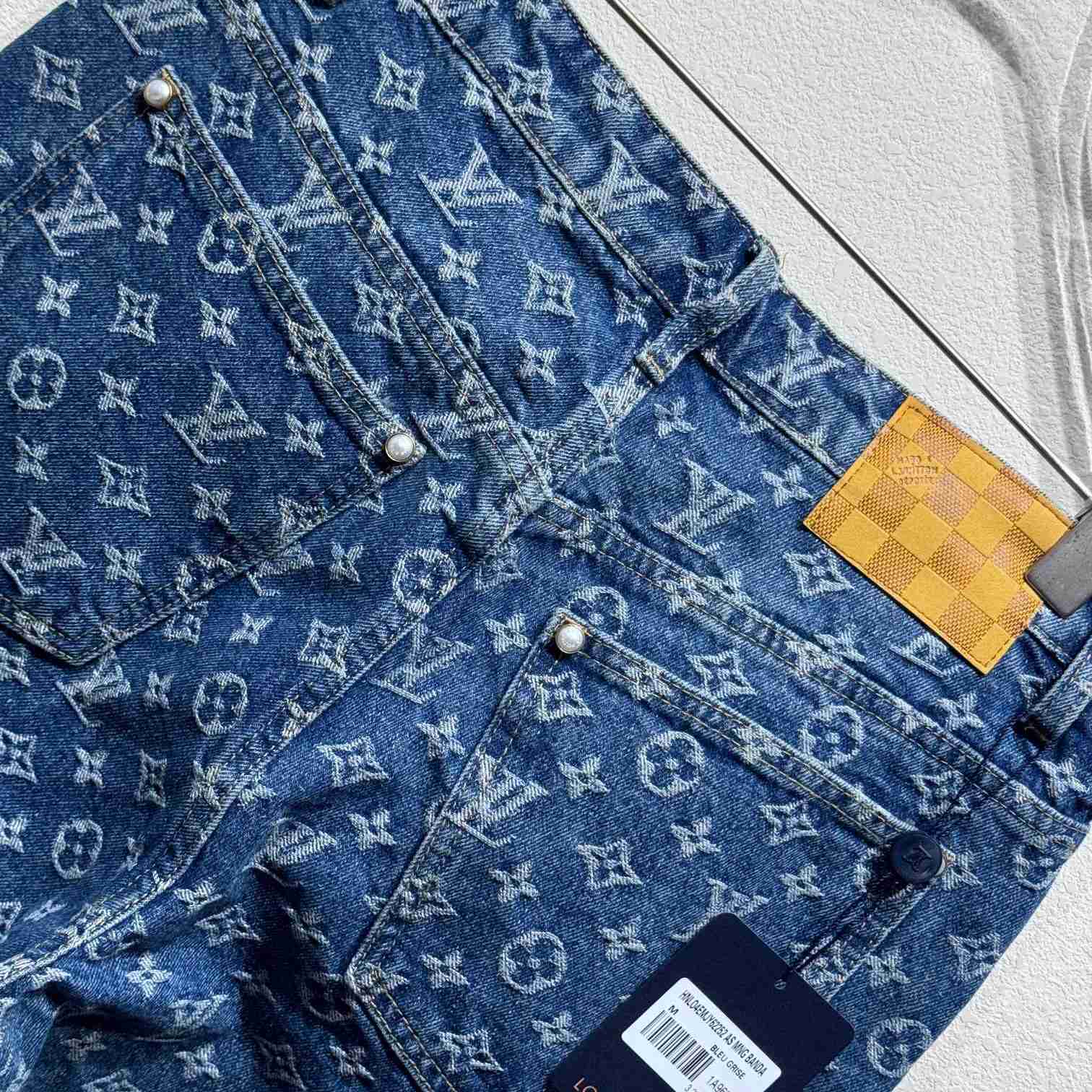 Louis Vuitton Monogram Denim Jeans - DesignerGu