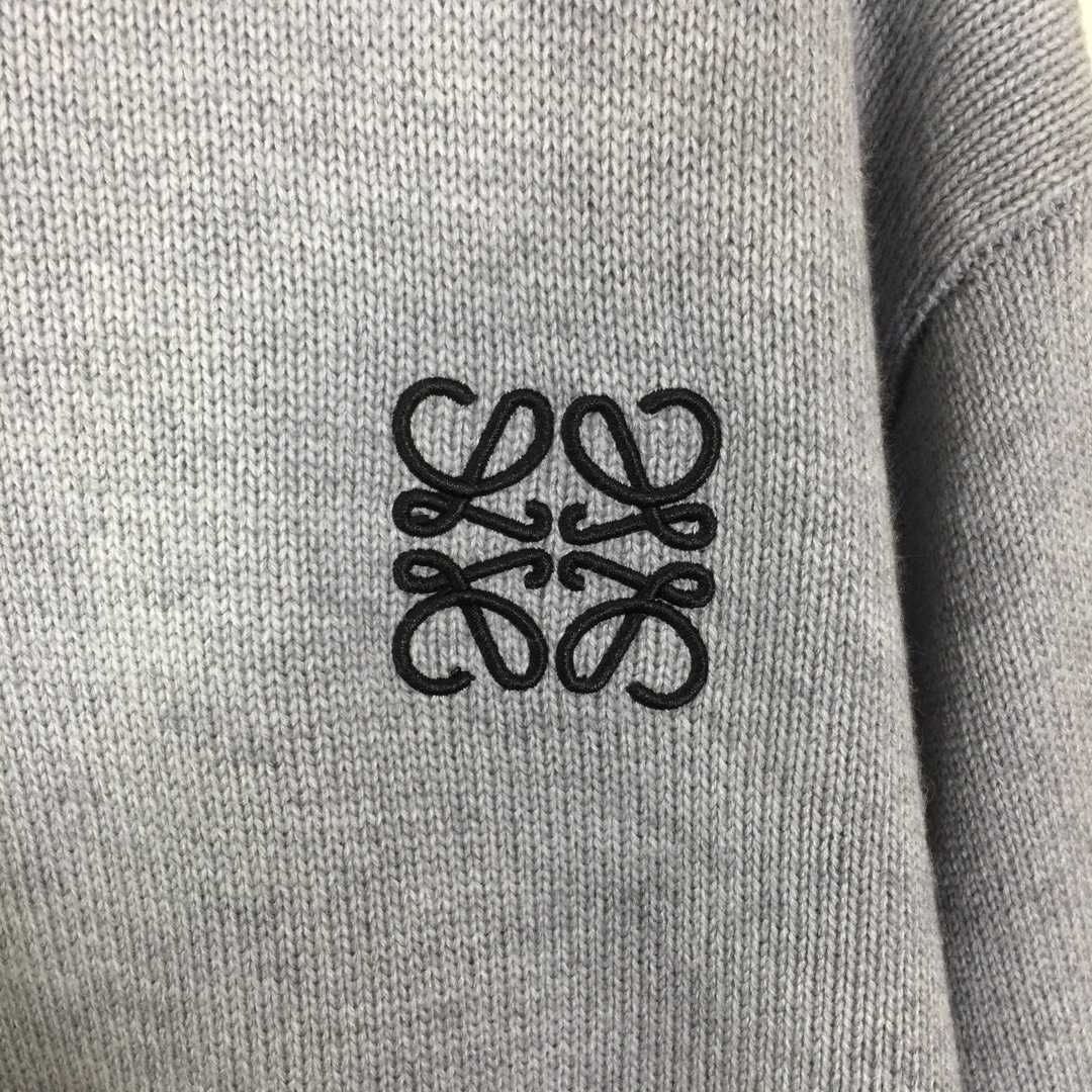 Loewe Logo-Embroidered Wool Sweater - DesignerGu