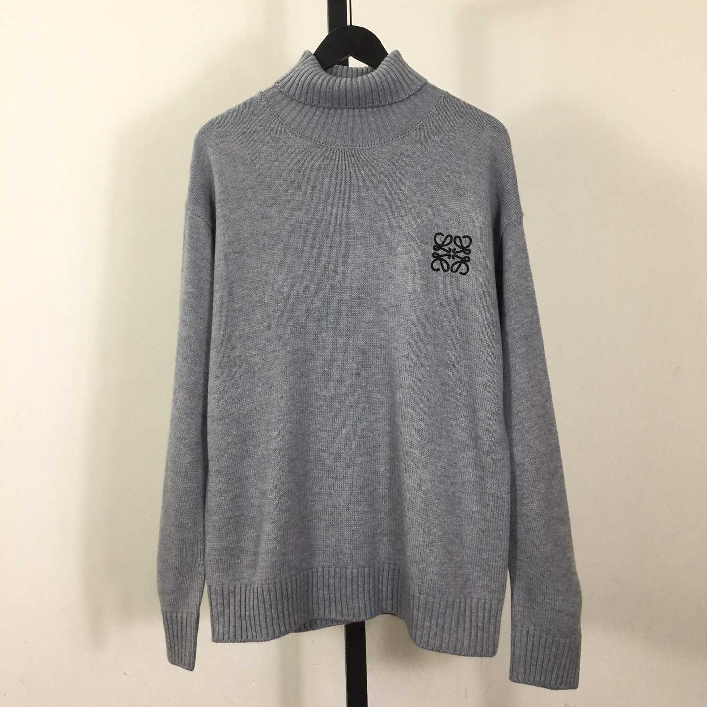 Loewe Logo-Embroidered Wool Sweater - DesignerGu