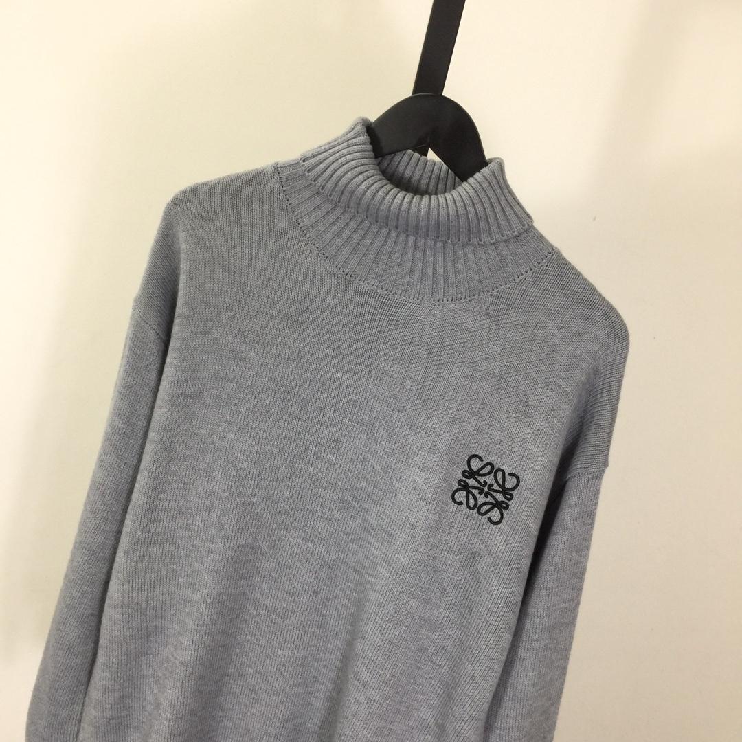 Loewe Logo-Embroidered Wool Sweater - DesignerGu