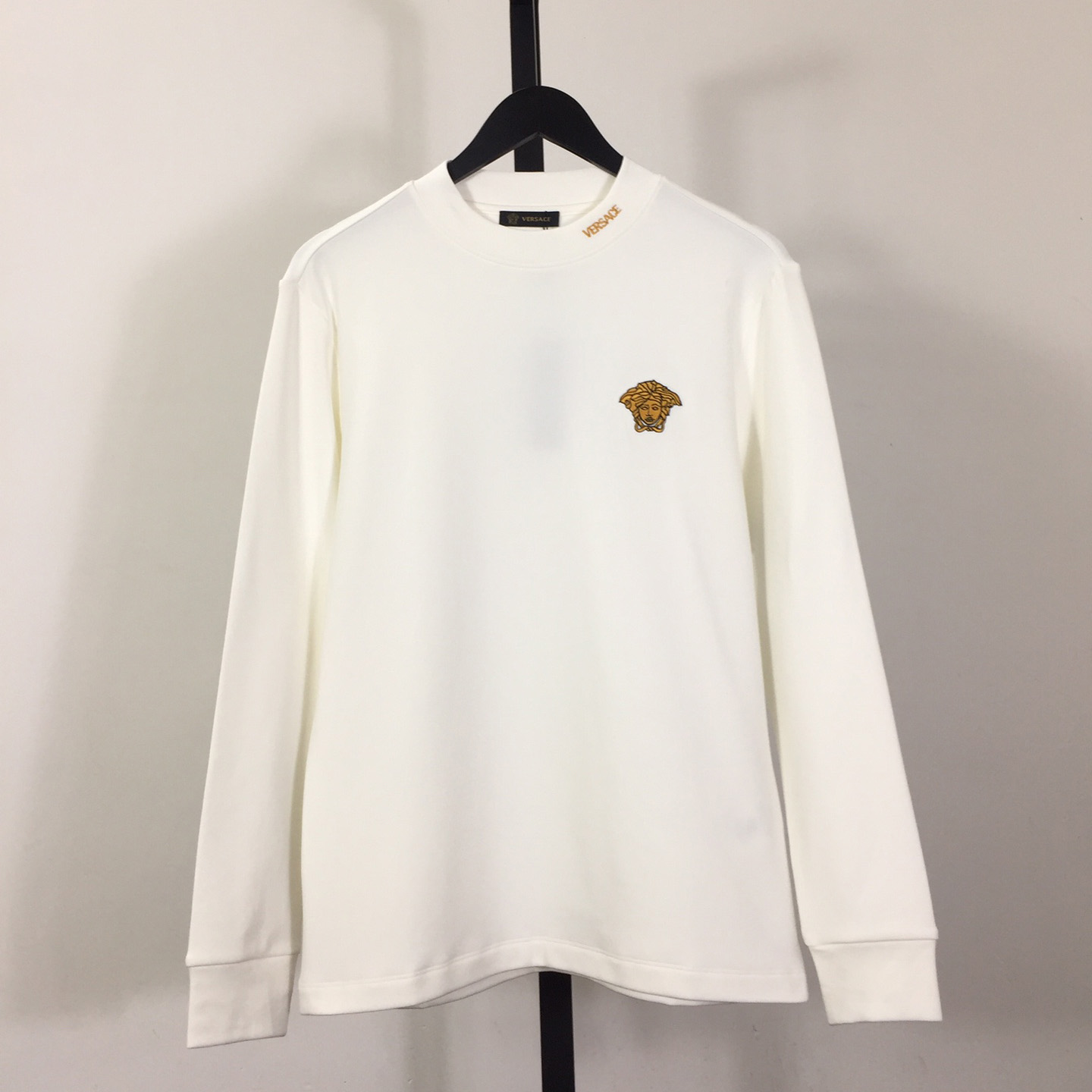 Versace Logo Long Sleeve Tee - DesignerGu