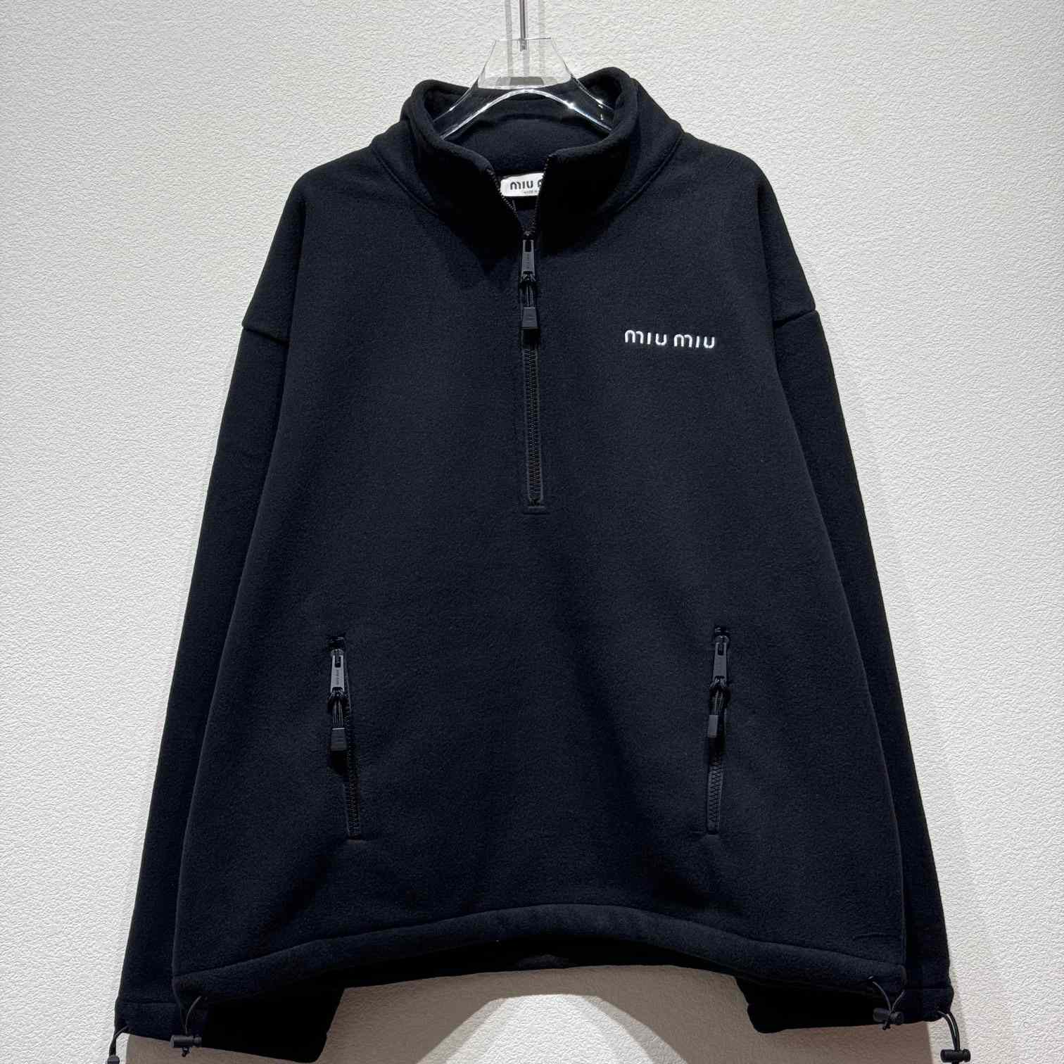 Miu Miu Fleece Sweatshirt   - DesignerGu