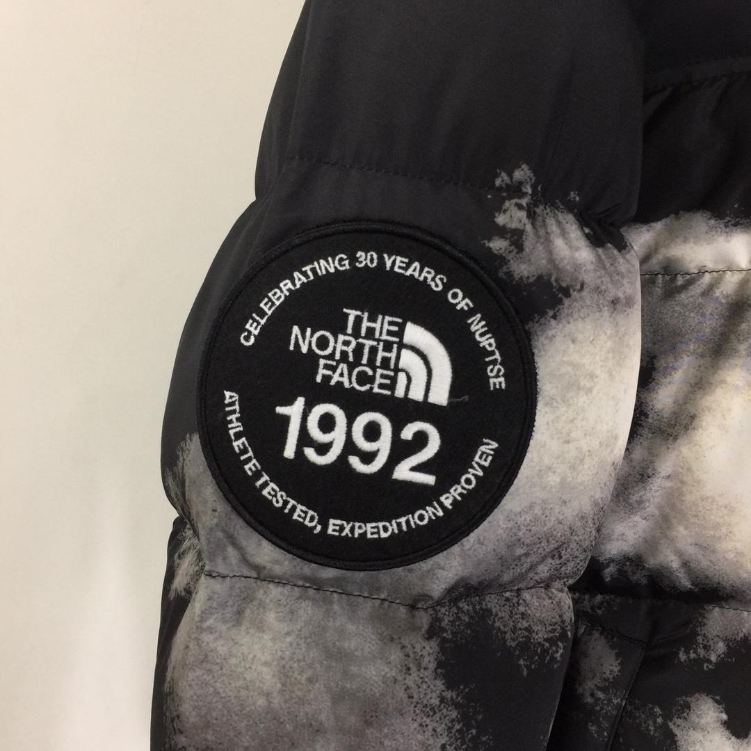 The North Face Printed 92 Retro Anniversary Nuptse Jacket 'Black' - DesignerGu