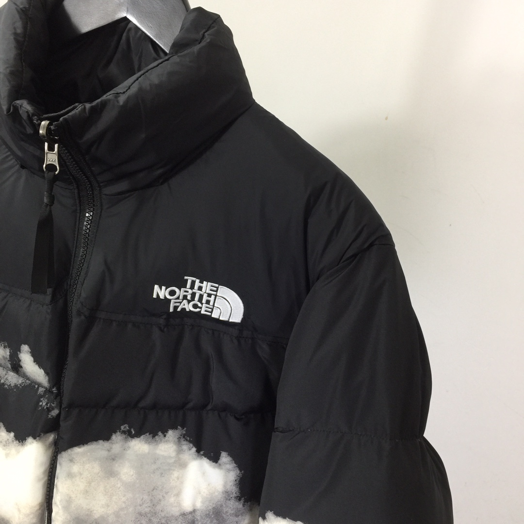 The North Face Printed 92 Retro Anniversary Nuptse Jacket 'Black' - DesignerGu