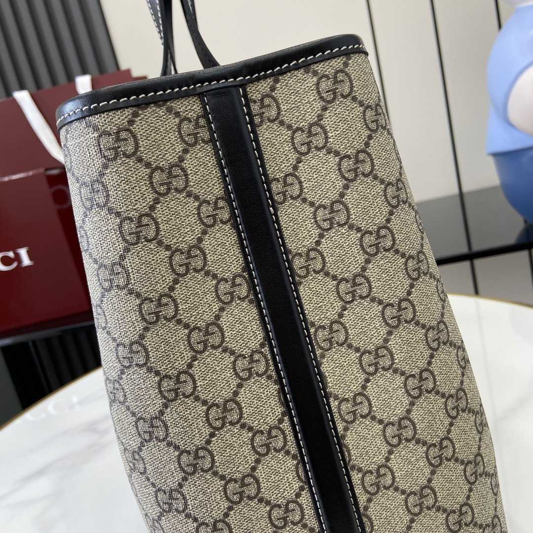 Gucci GG Emblem Medium Tote Bag - DesignerGu