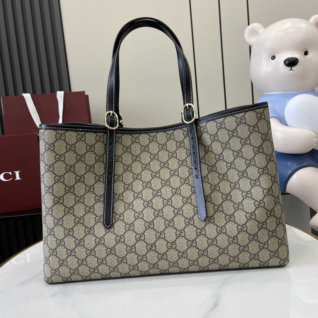 Gucci GG Emblem Medium Tote Bag - DesignerGu