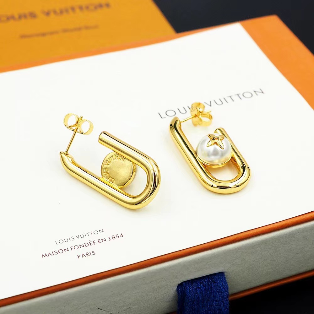 Louis Vuitton My LV Chain Pearls Earrings   M01451 - DesignerGu