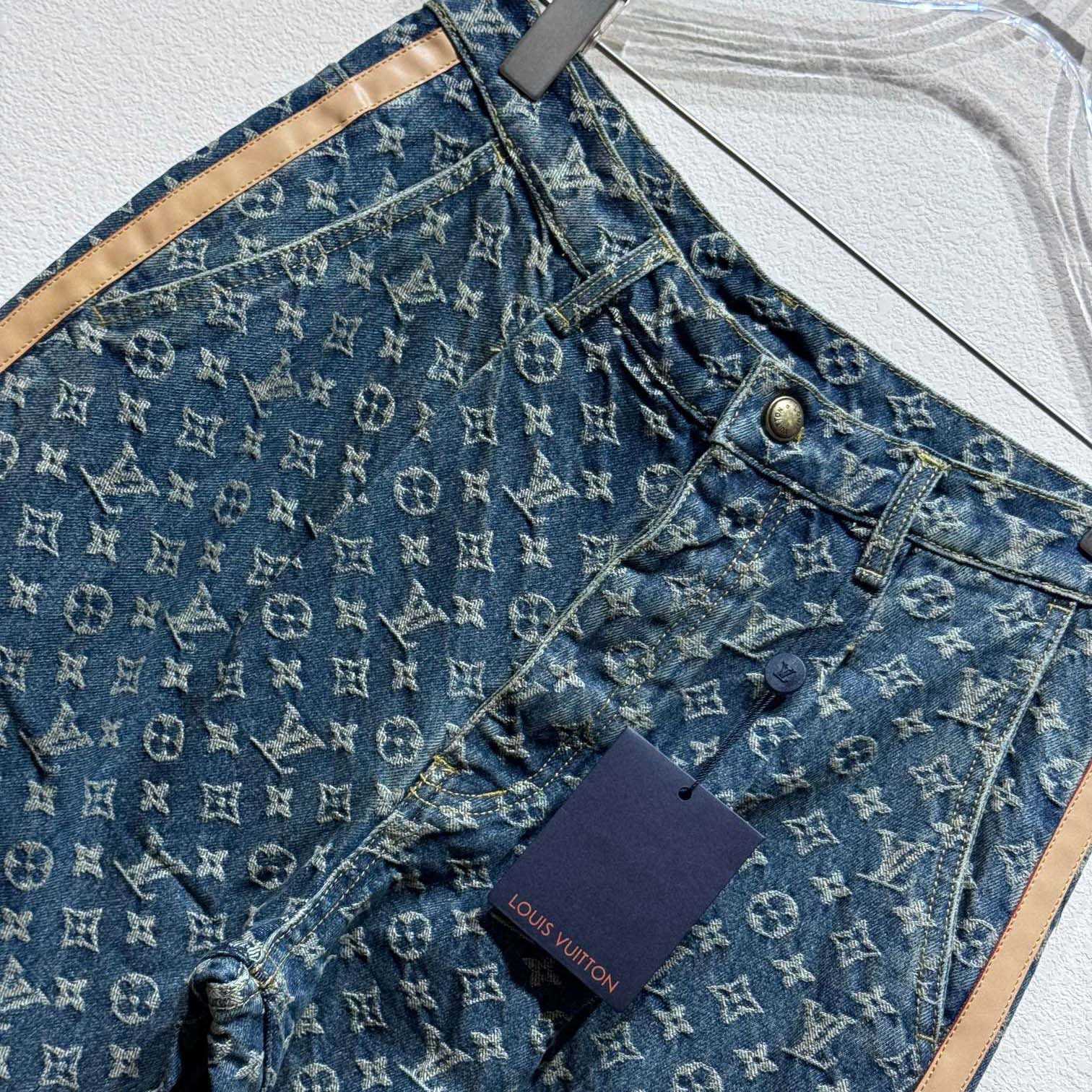 Louis Vuitton Monogram Denim Tailored Pants  1AGIUT - DesignerGu