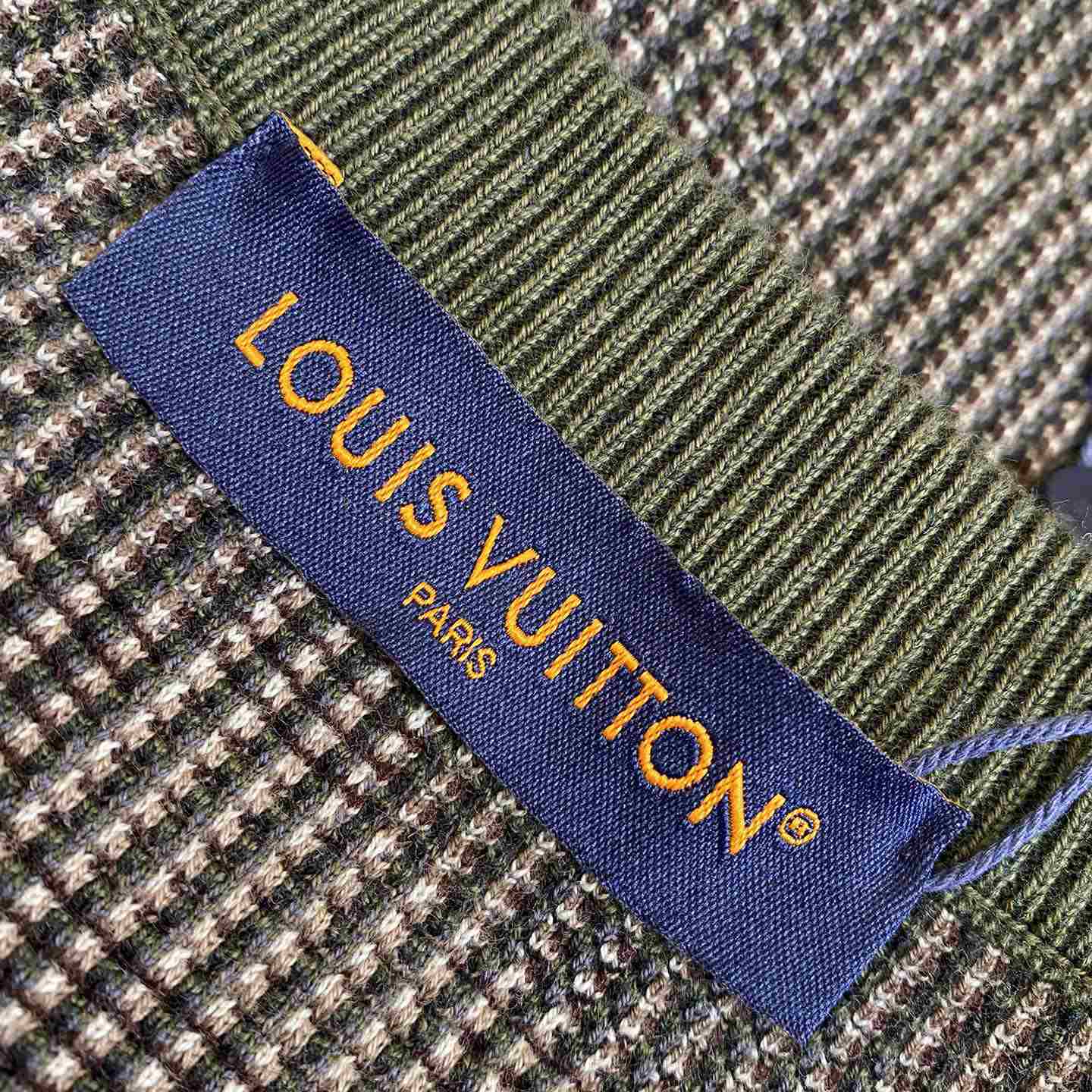 Louis Vuitton Damier Cotton Jacquard Pullover - DesignerGu