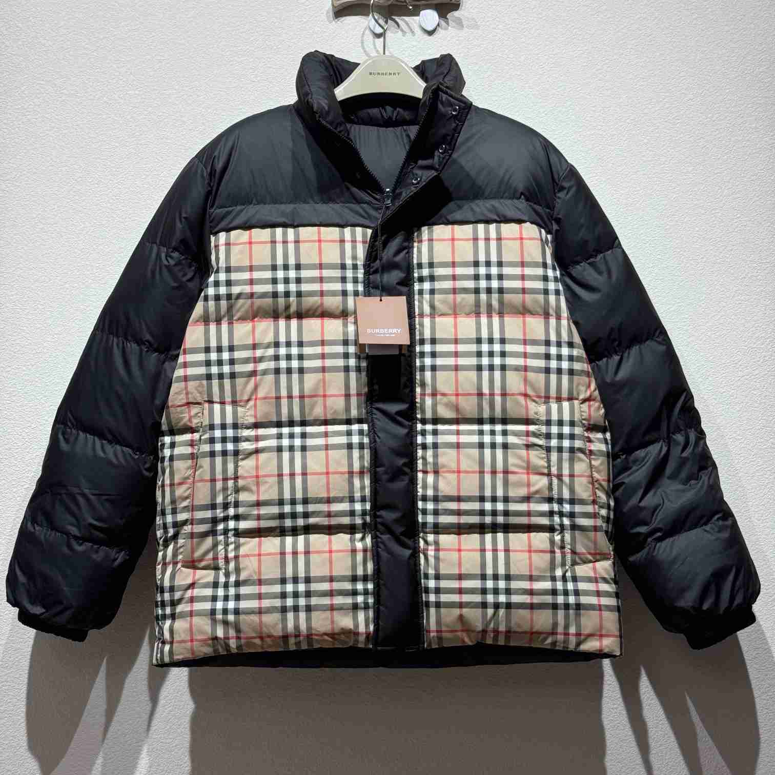 Burberry Reversible Check Puffer Jacket - DesignerGu