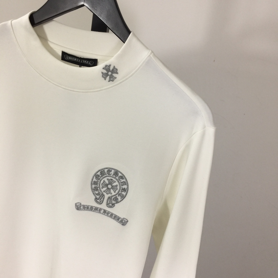 Chrome Hearts Logo Long Sleeve Tee - DesignerGu