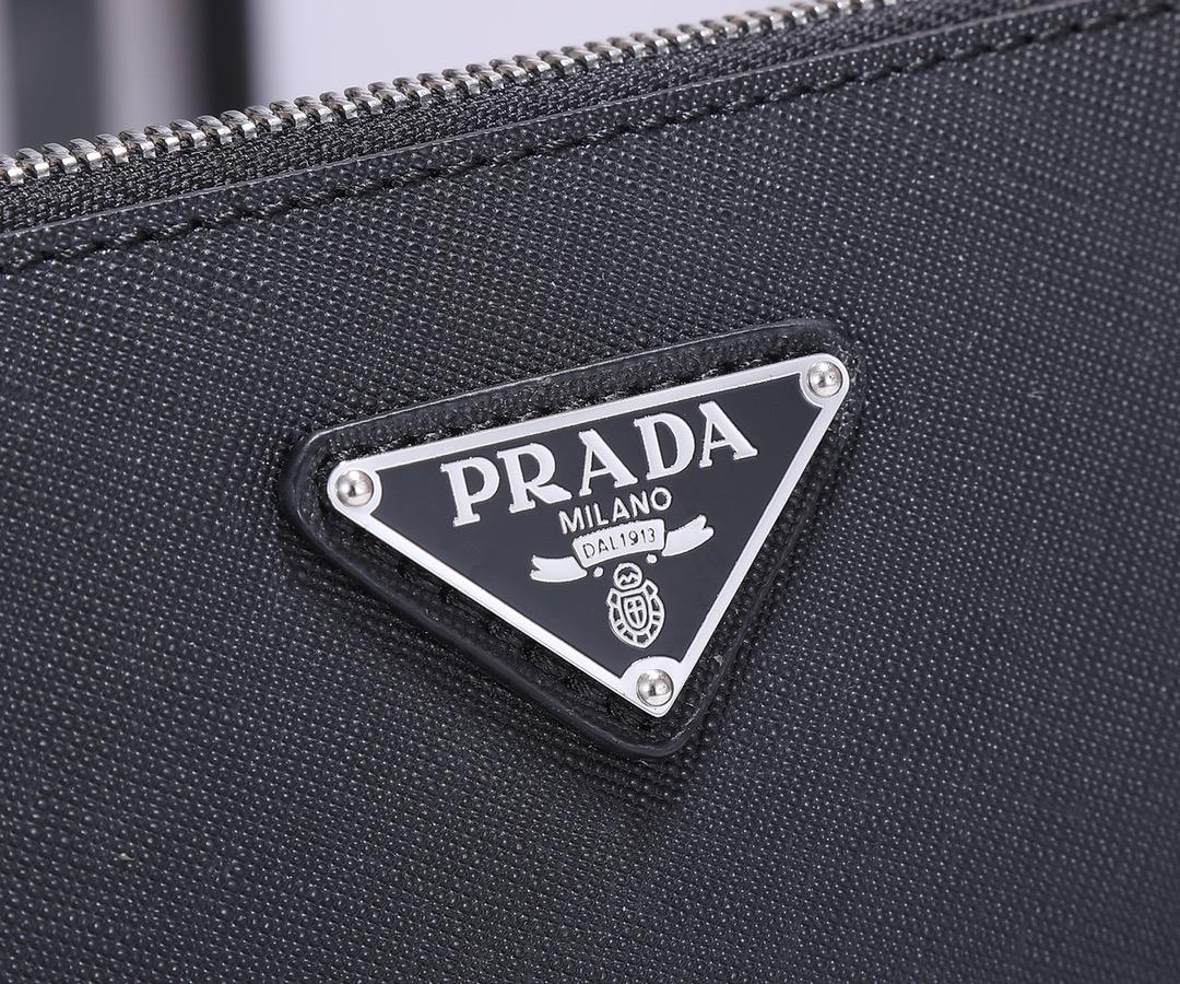 Prada Saffiano Leather Clutch  (26.5*17*5cm) - DesignerGu