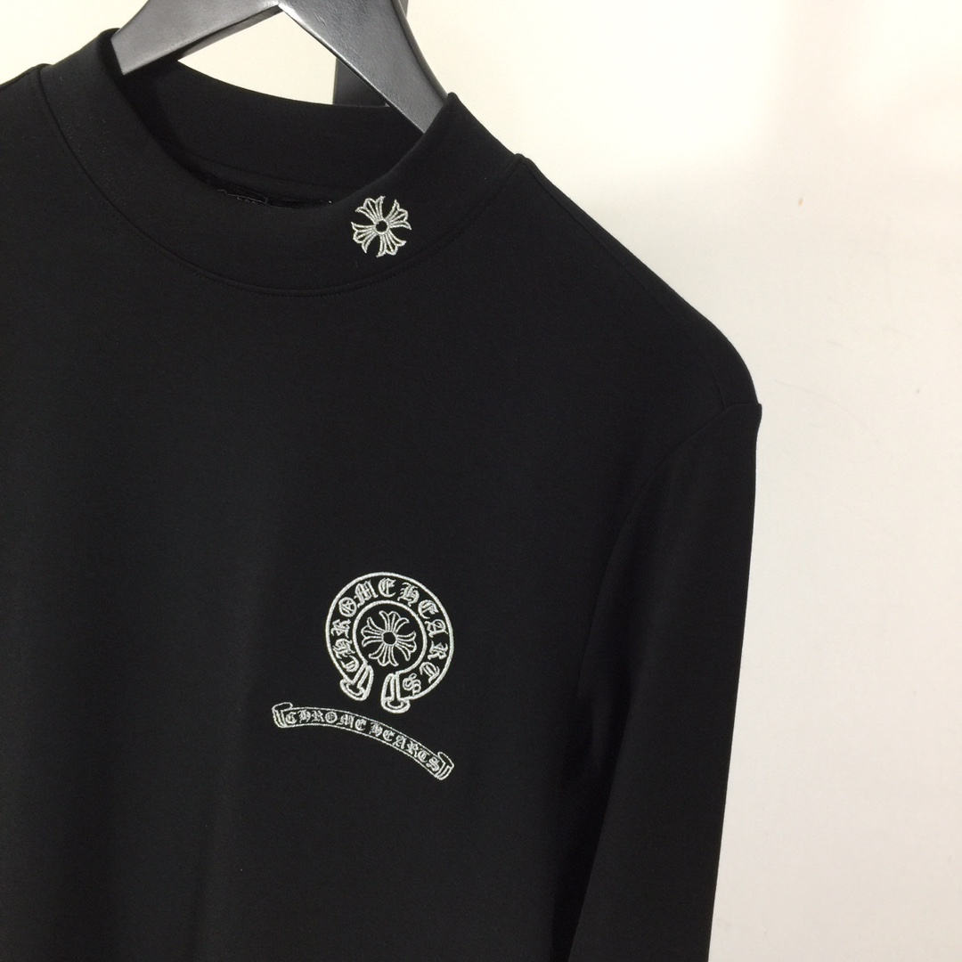 Chrome Hearts Logo Long Sleeve Tee - DesignerGu