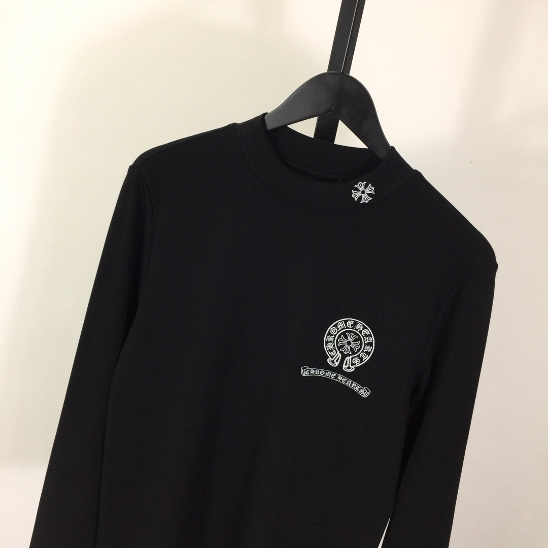 Chrome Hearts Logo Long Sleeve Tee - DesignerGu