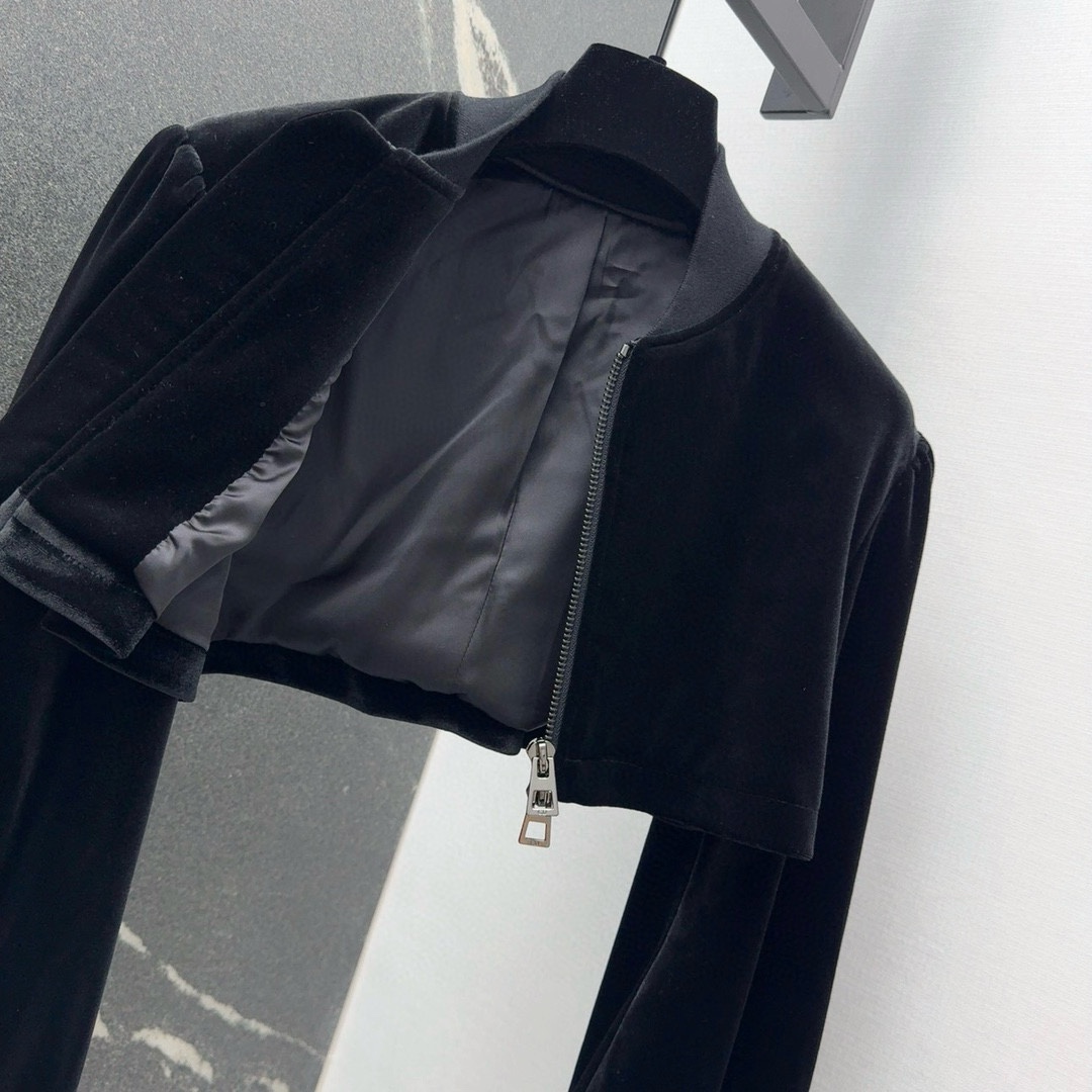 Dior Cropped Bomber Jacket - DesignerGu