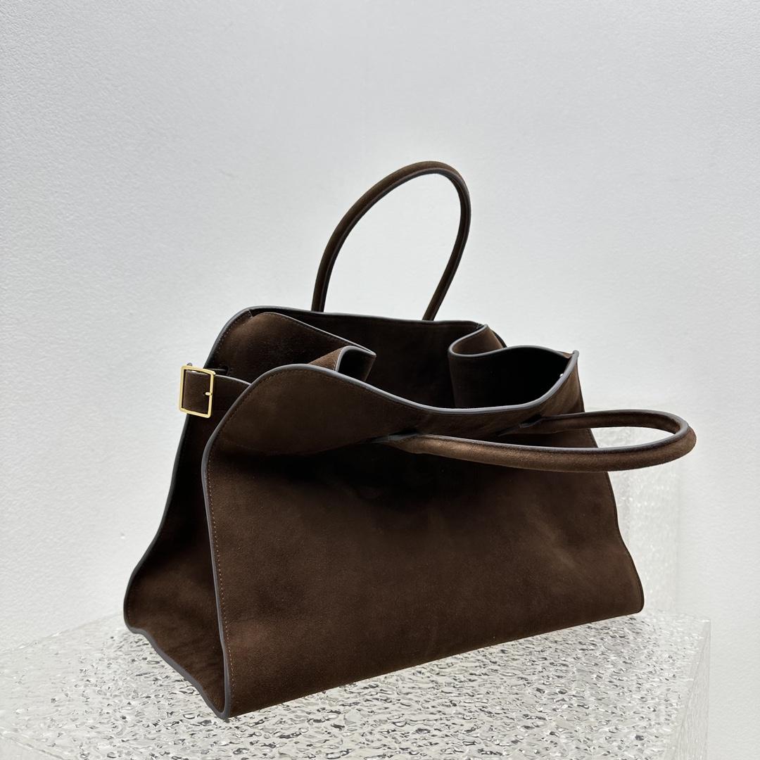 The Row Soft Margaux Tote Bag  (43x24x30cm) - DesignerGu