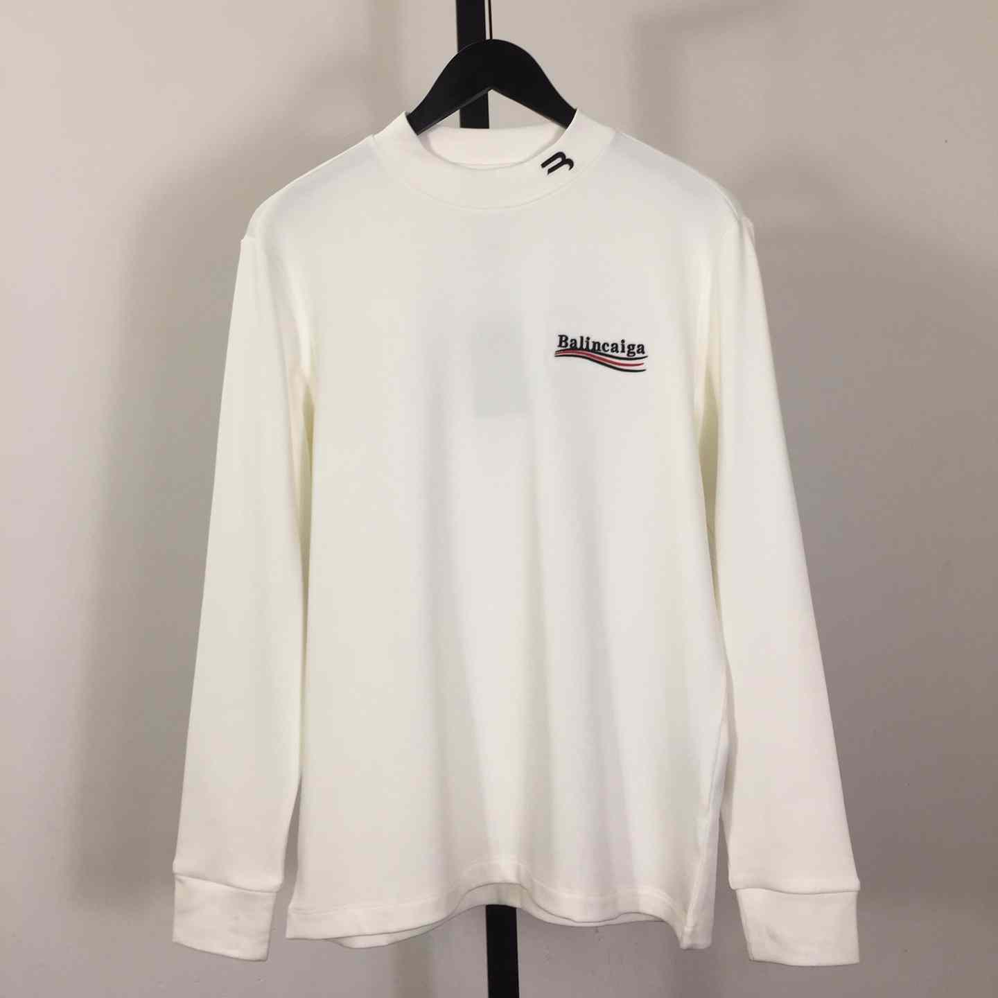 Balenciaga Logo Long Sleeve Tee - DesignerGu