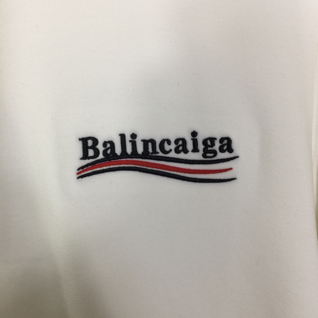 Balenciaga Logo Long Sleeve Tee - DesignerGu