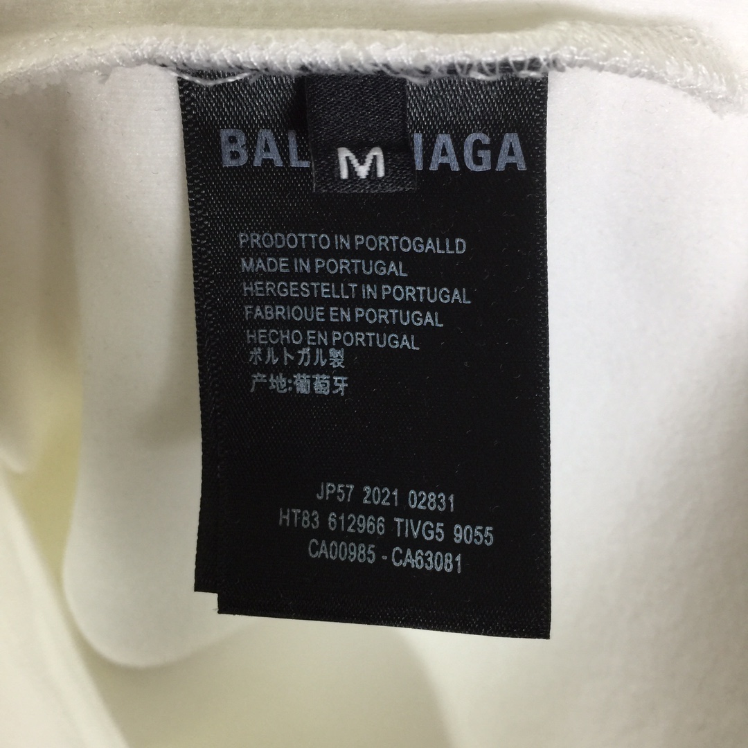 Balenciaga Logo Long Sleeve Tee - DesignerGu