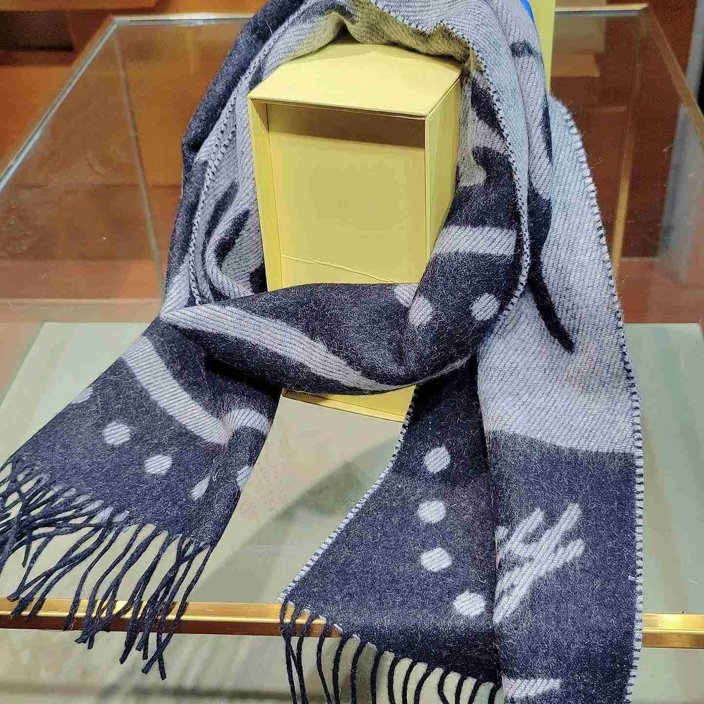 Burberry Mirrored Horse Cashmere Scarf - DesignerGu