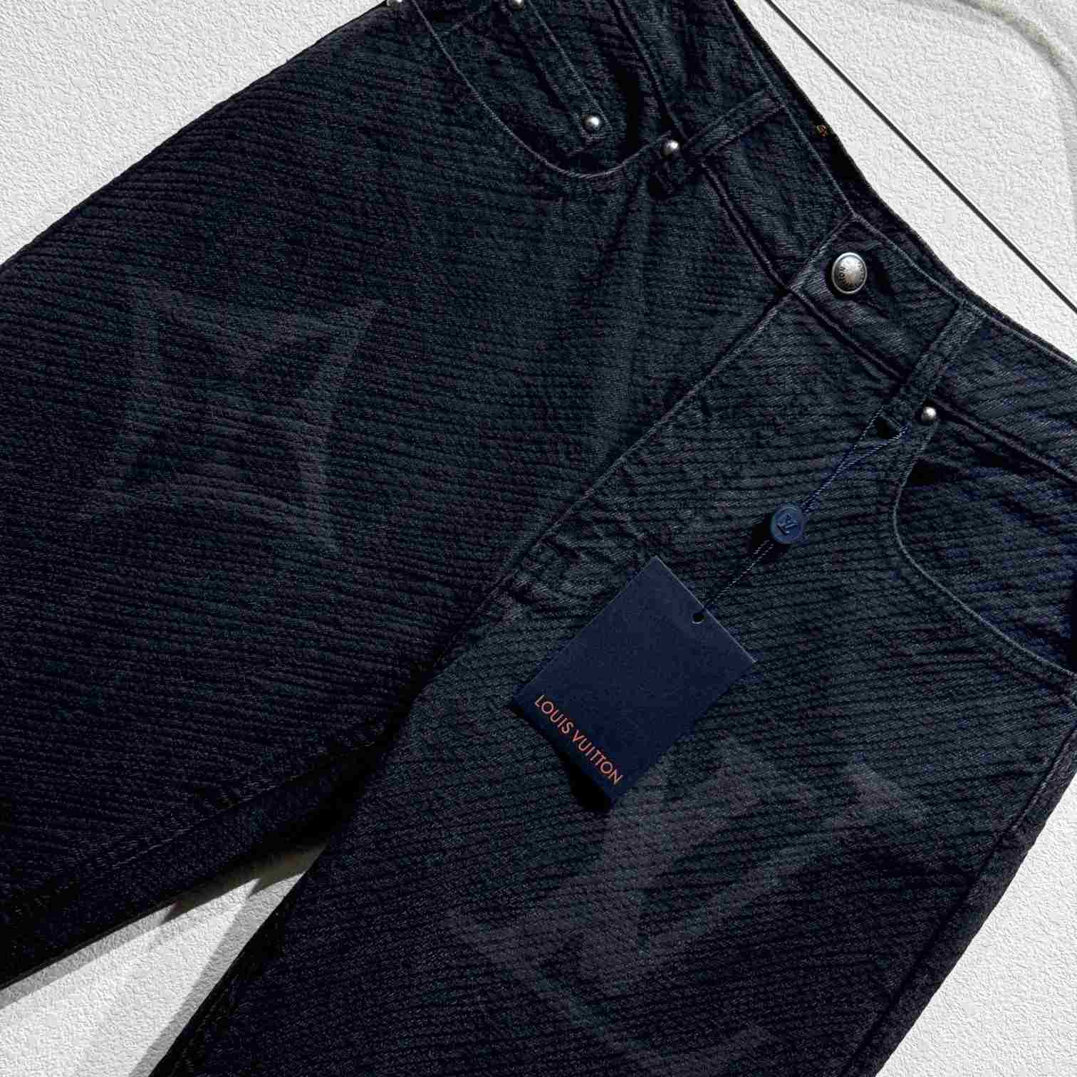 Louis Vuitton Monogram Denim Pants - DesignerGu