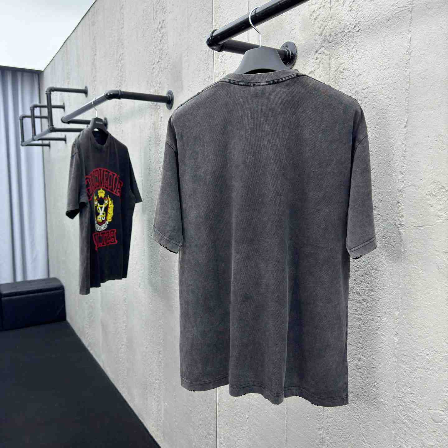 Balenciaga College T-Shirt 'Black' - DesignerGu