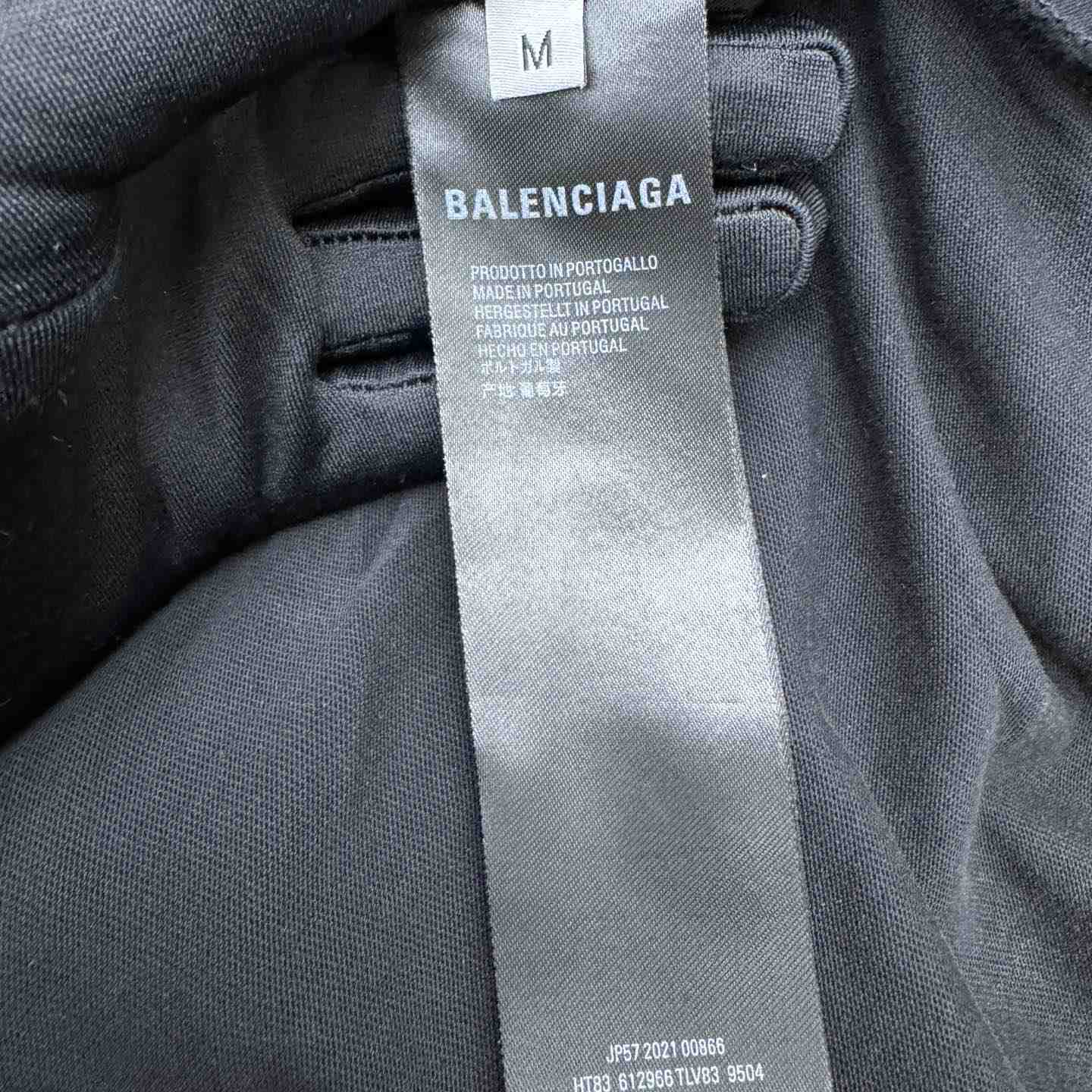 Balenciaga College T-Shirt 'Black' - DesignerGu