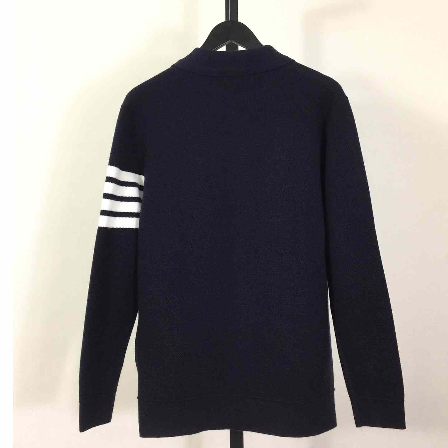 Thom Browne 4-Bar Jacket In Blue - DesignerGu