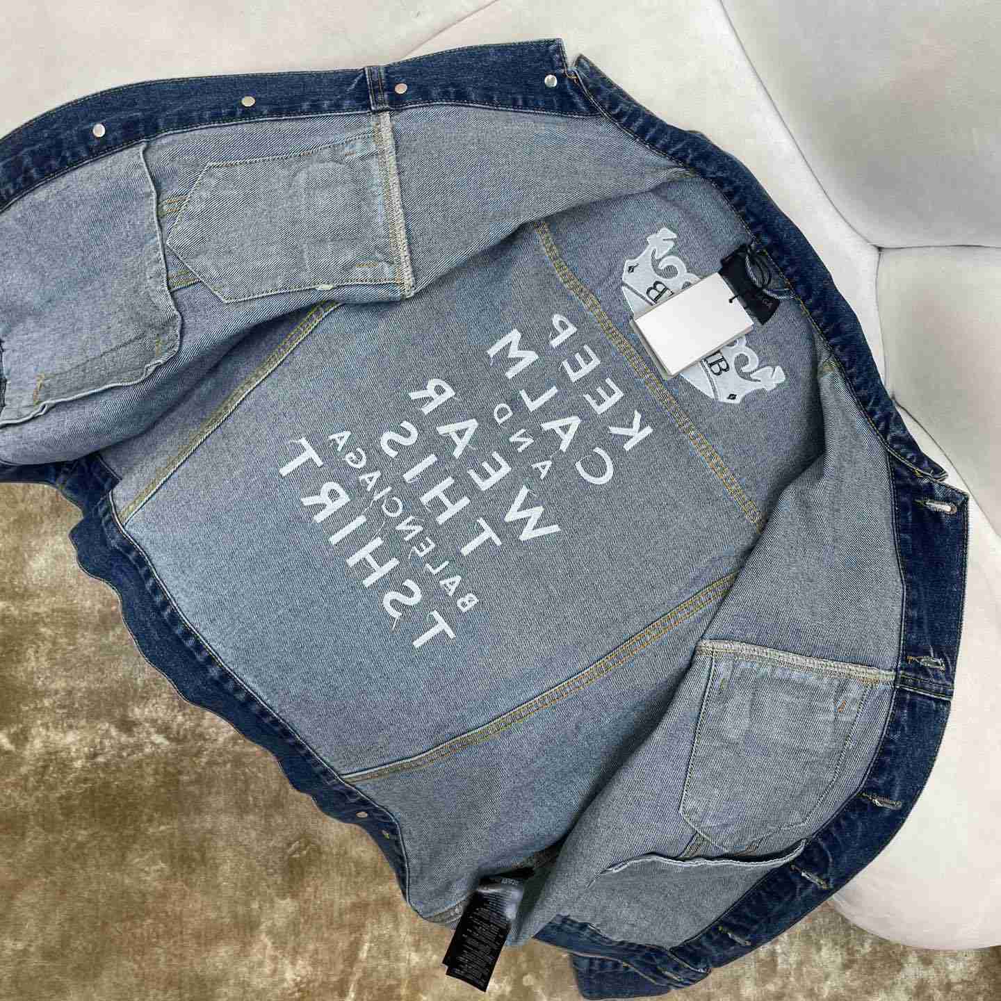 Balenciaga Denim Jacket - DesignerGu