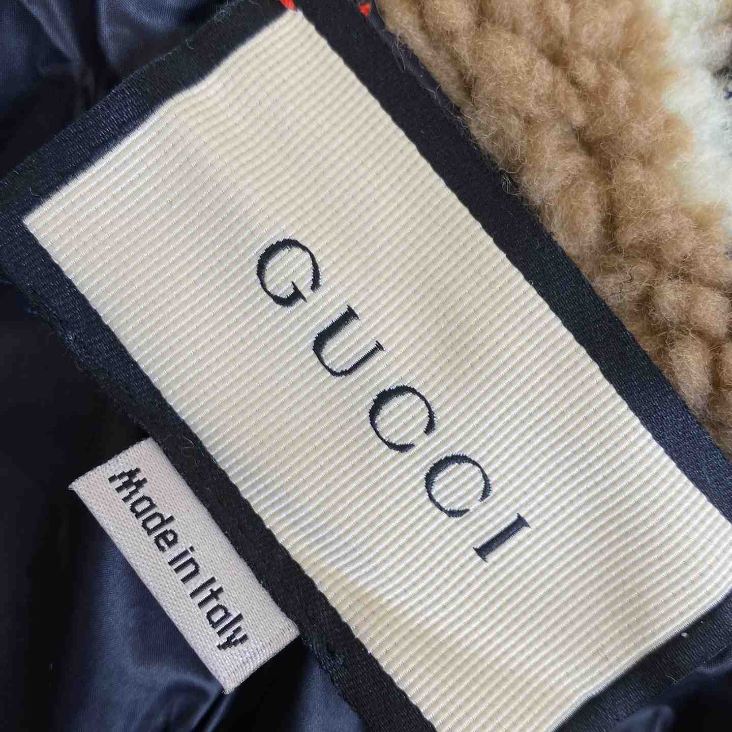 Gucci GG Wool Fleece Jacquard Zip Jacket - DesignerGu