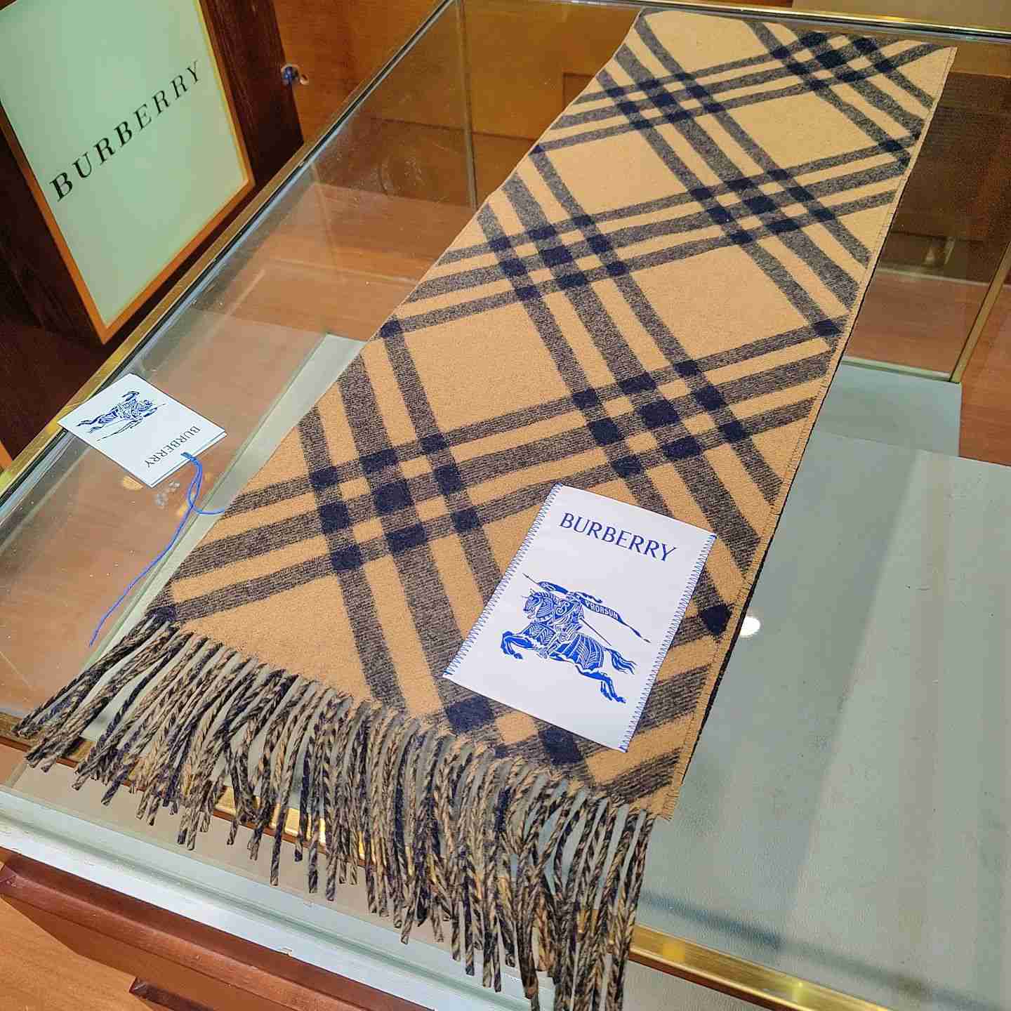 Burberry Check Cashmere Scarf - DesignerGu