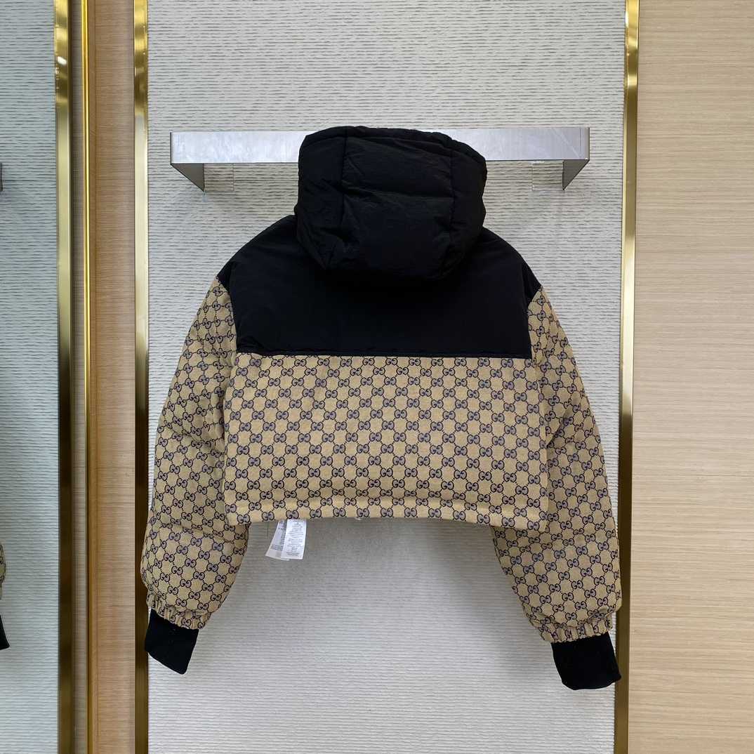 Gucci GG Canvas Bomber Jacket - DesignerGu