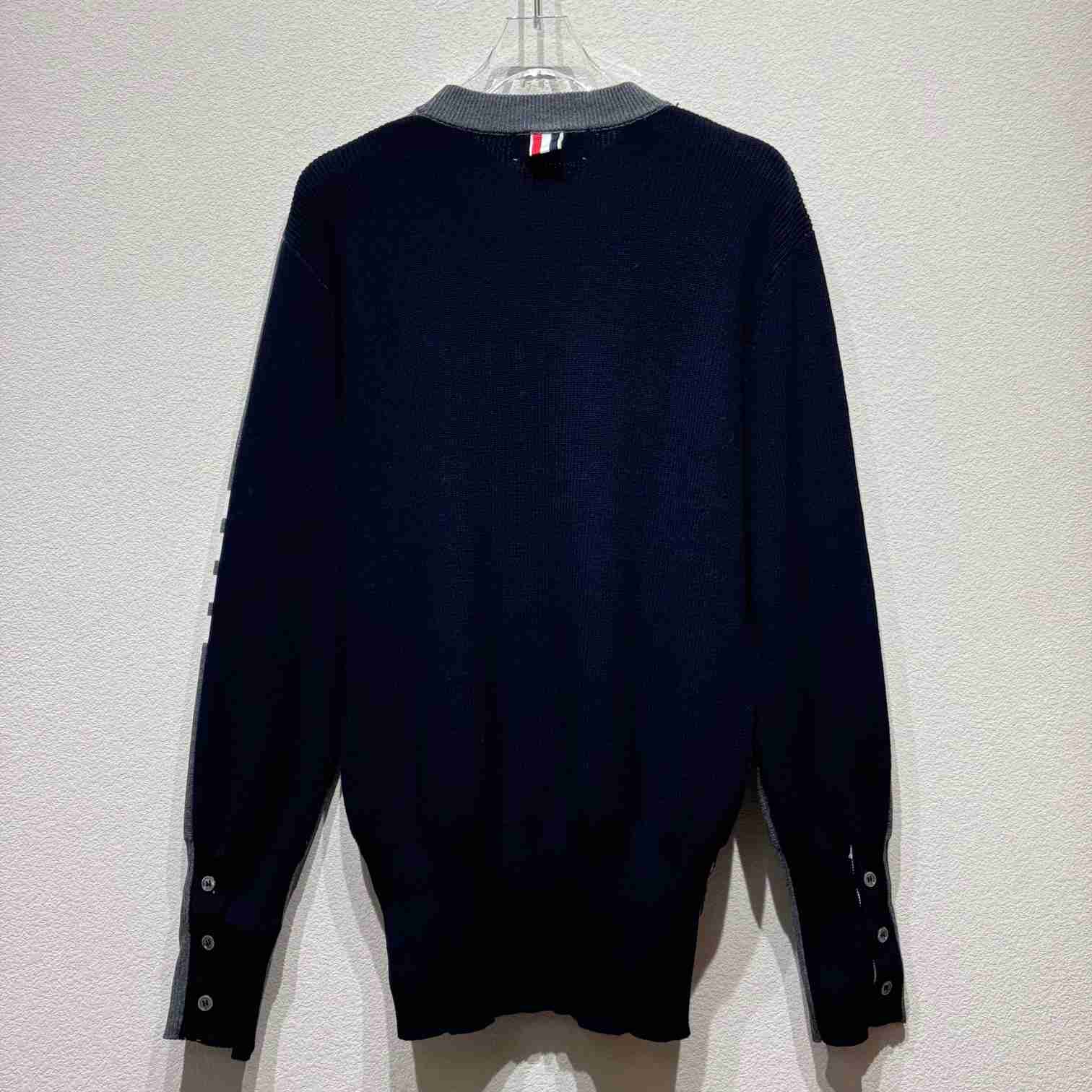 Thom Browne 4-Bar Knitted Sweater - DesignerGu