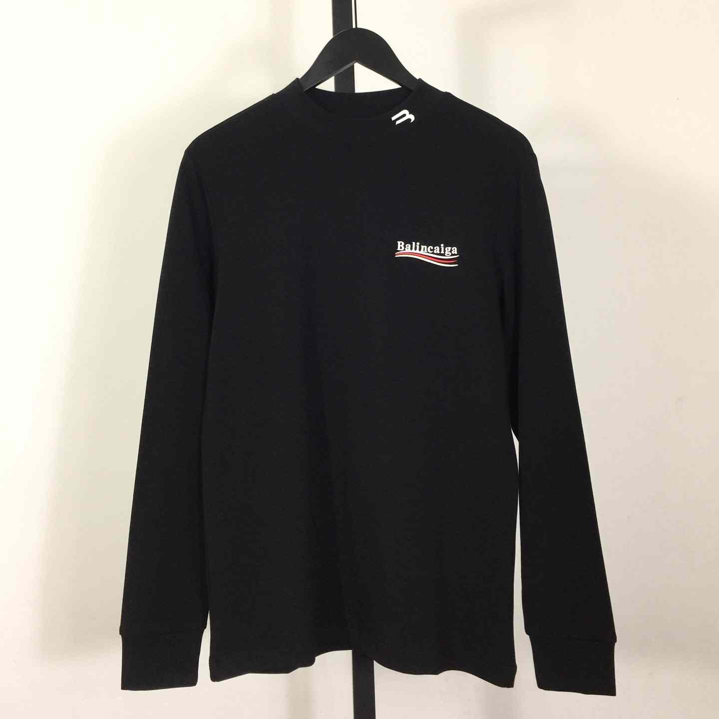 Balenciaga Logo Long Sleeve Tee - DesignerGu