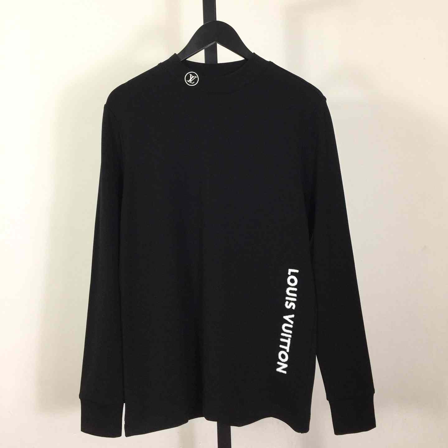 Louis Vuitton Logo Long Sleeve Tee - DesignerGu