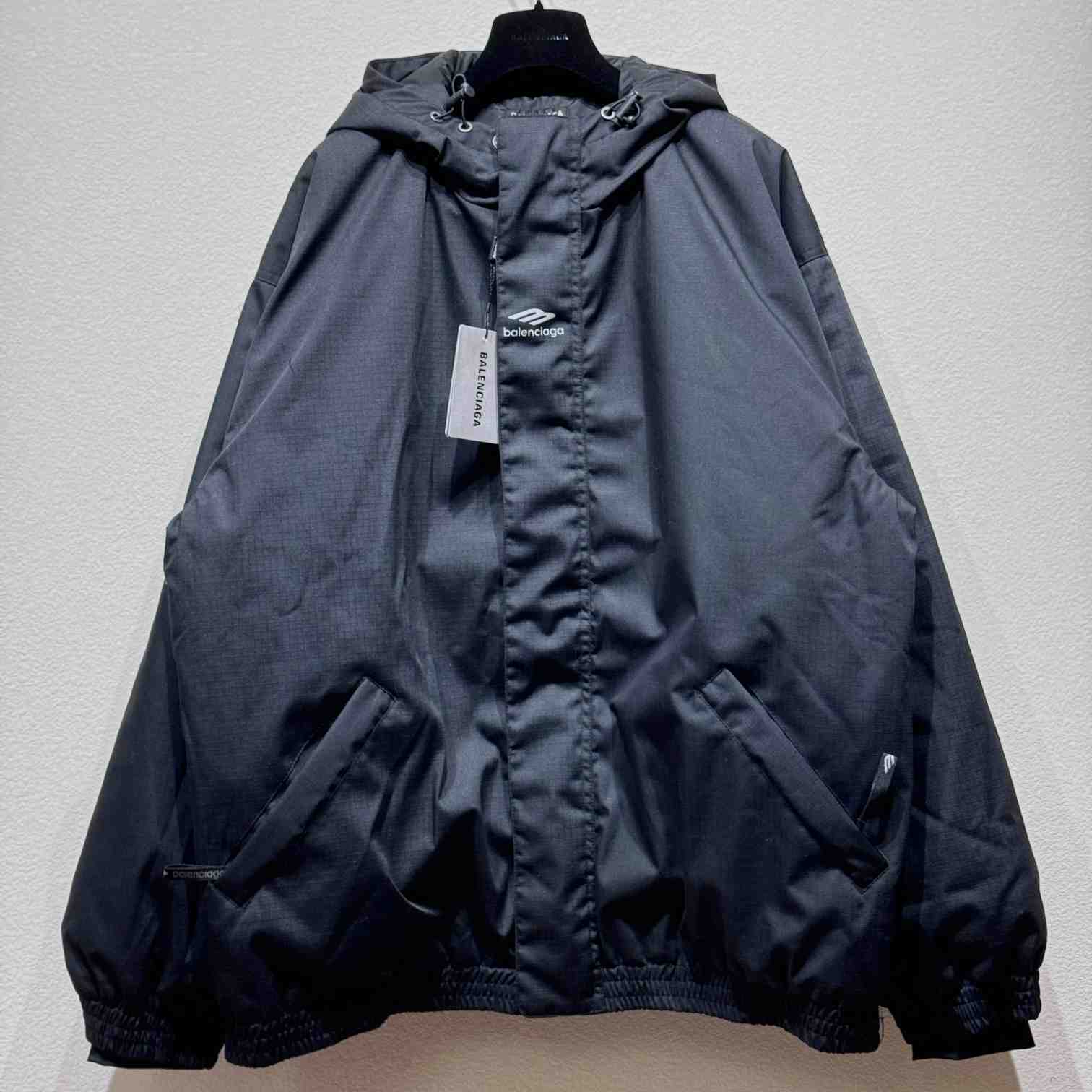 Balenciaga Black 3B Sports Icon Ski Jacket - DesignerGu