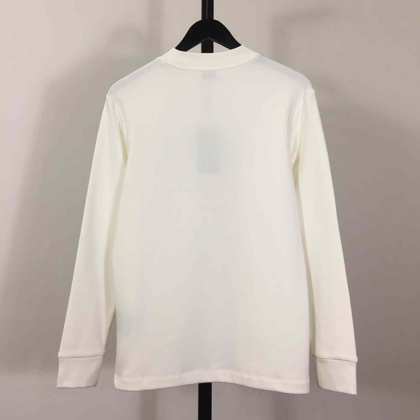 Saint Laurent Logo Long Sleeve Tee - DesignerGu